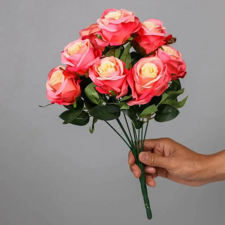 Buquê de Rosas Artificiais que combinam com todos os ambientes de sua casa