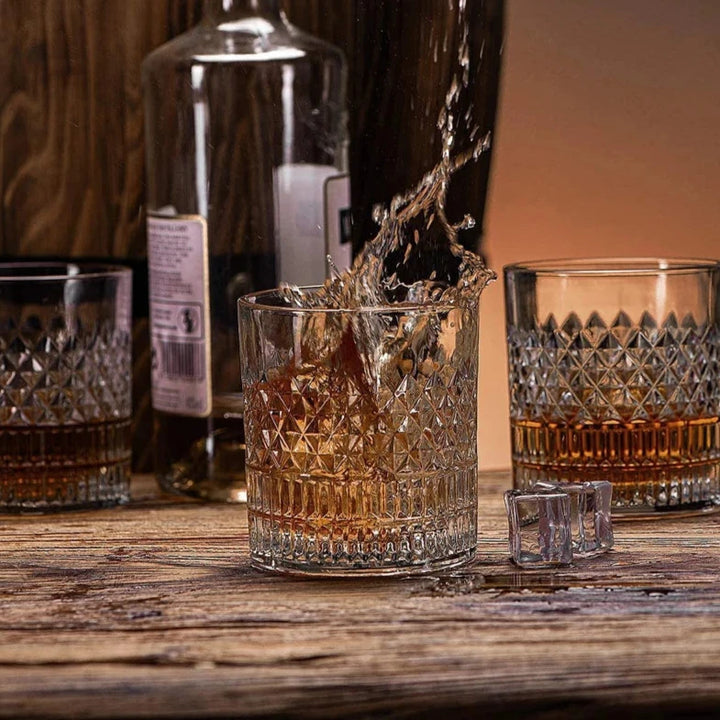 Copo de Whisky Vidro Cristal Luxo Premium Houss
