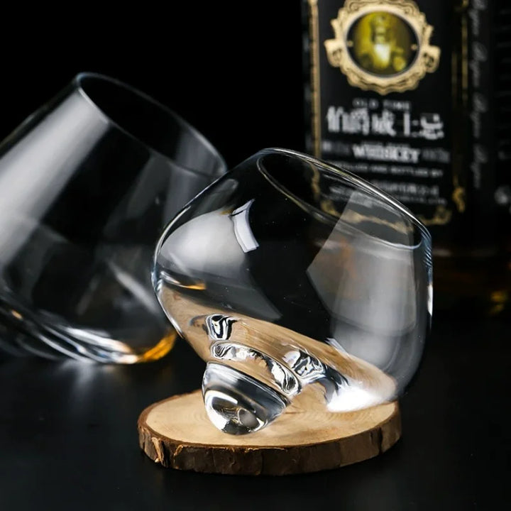Copo de Whisky e Licor Redondo Rotativo Houss