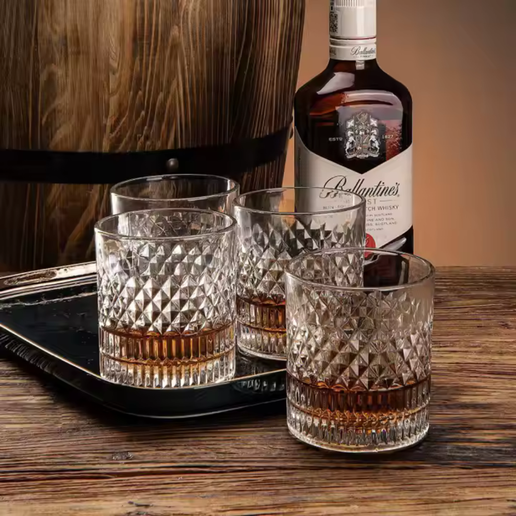 Copo de Whisky Vidro Cristal Luxo Premium Houss