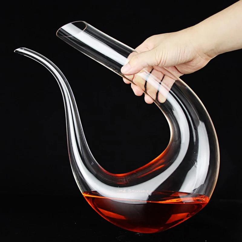 Decanter de Vinho Moderno Vidro Cristal Houss