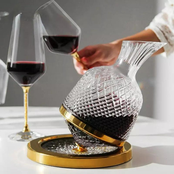 Decanter de Vinho Vidro Cristal Declinado Houss