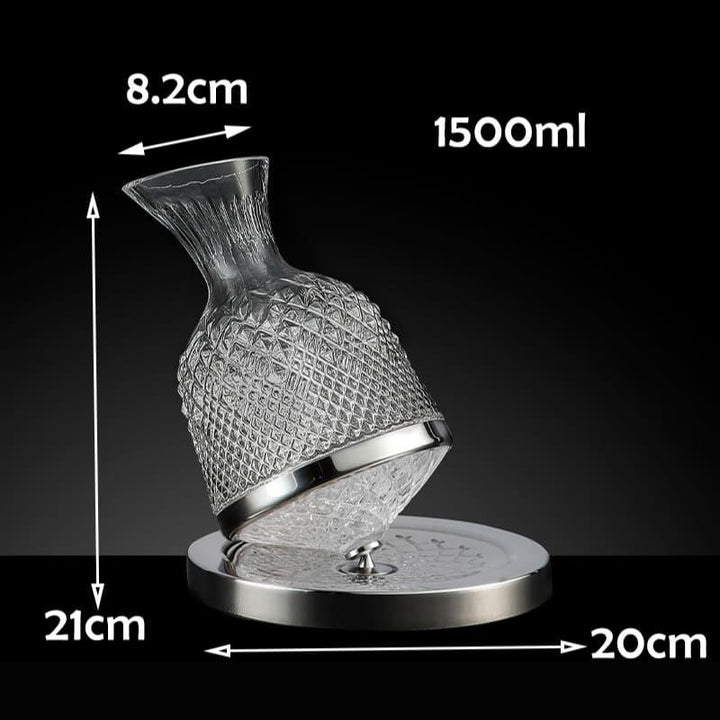 Decanter de Vinho Vidro Cristal Declinado Houss