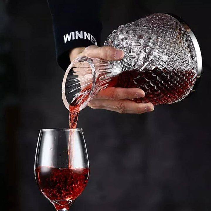Decanter de Vinho Vidro Cristal Declinado Houss