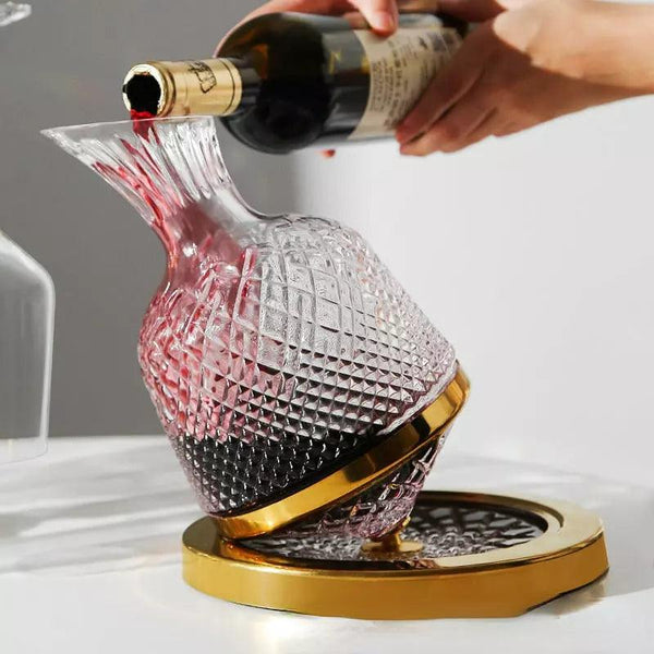 Decanter de Vinho Vidro Cristal Declinado Houss
