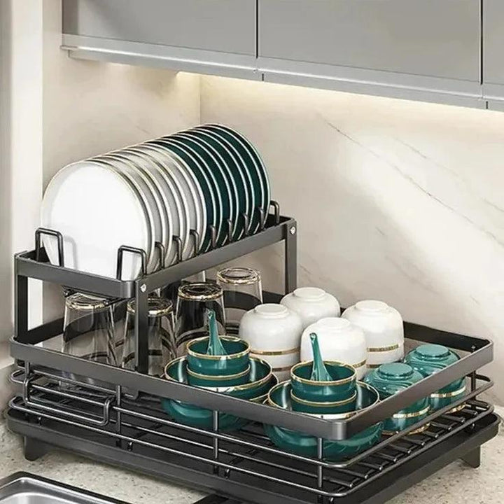 Com design Escorredor de Louça Com Drenagem Houss, além de prático traz beleza ao seu espaço