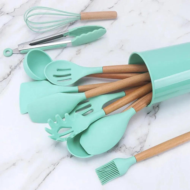 Kit de utensílios com design moderno para sua cozinha