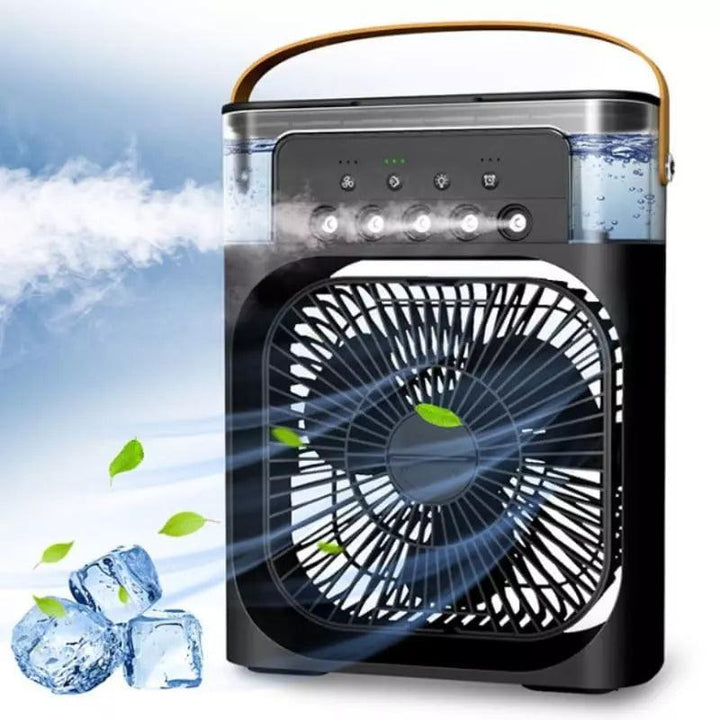 Mini Ar Condicionado e Ventilador de Mesa Umidificador Houss, disponível também na cor preta