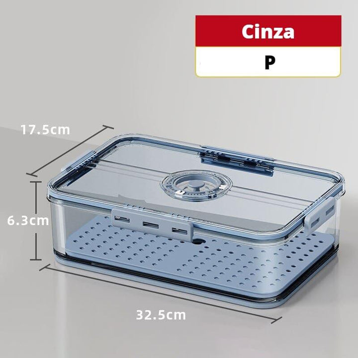 Organizador de Geladeira com Tampa e Marcador de Data Houss