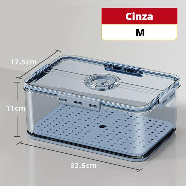 Organizador de Geladeira com Tampa e Marcador de Data Houss