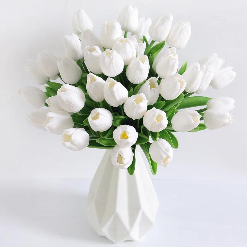 Planta Artificial Tulipas Ornamentais Houss