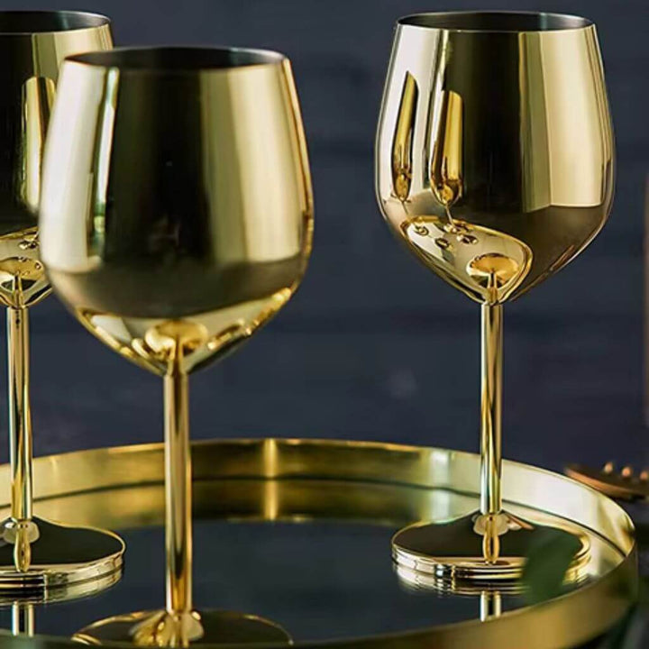 Taça de Vinho Aço Inoxidável Houss