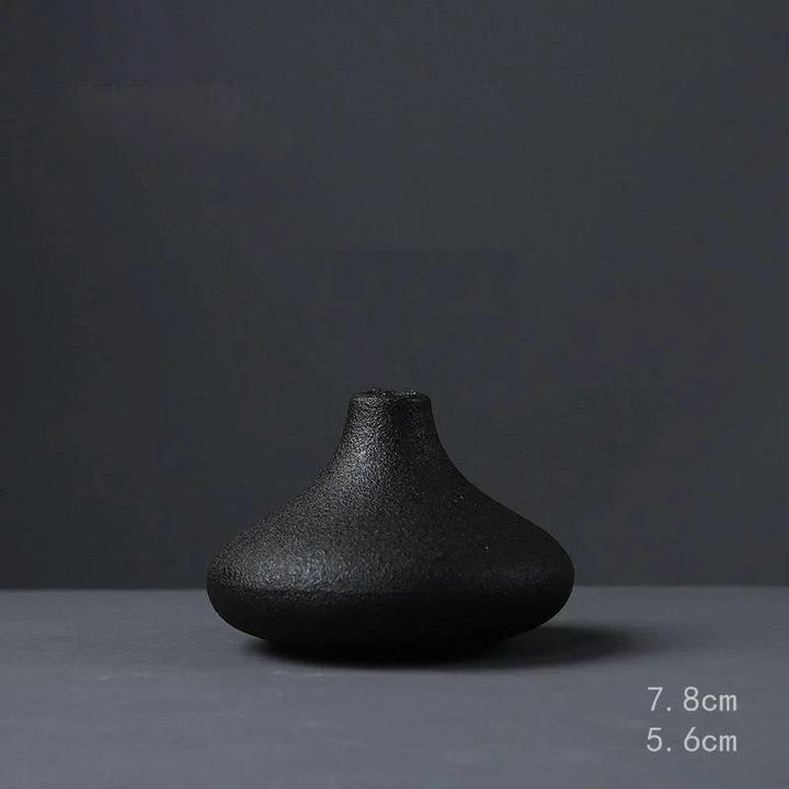 Vaso Decorativo Para Sala Preto Houss