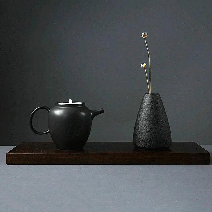 Vaso Decorativo Para Sala Preto Houss