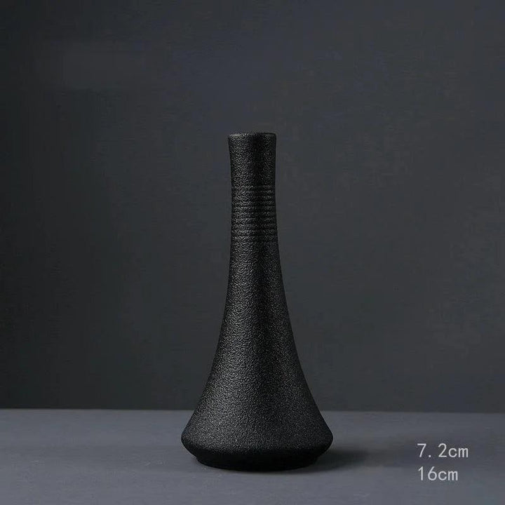 Vaso Decorativo Para Sala Preto Houss