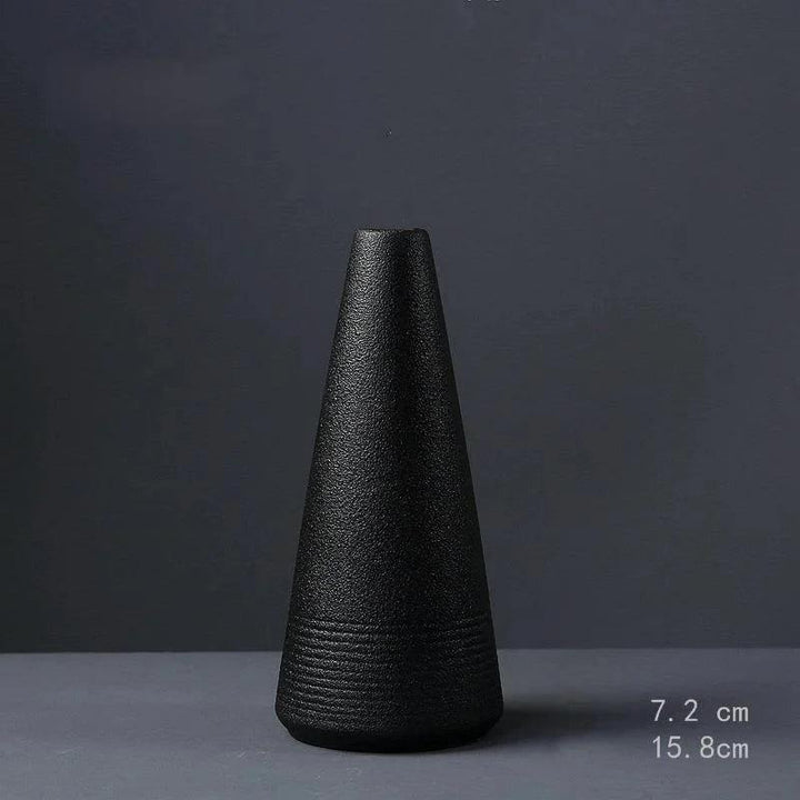 Vaso Decorativo Para Sala Preto Houss