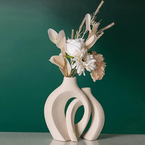 Vaso de Flor Decorativo Minimalista Para Sala Houss